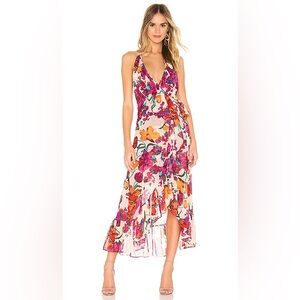 MISA Los Angeles Wrap Dress